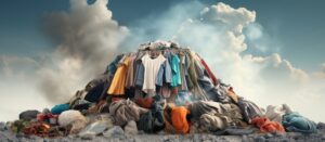 Heaps of clothing waste: Environmental consequences of fast fashion pollution waste emissions planetary crisis